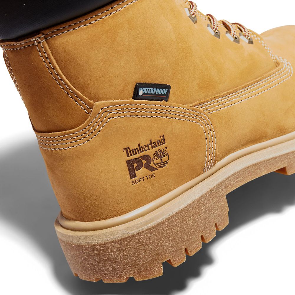 Timberland Womens Work Boots PRO® Direct Attach 6\" Soft Toe - Brown - India DN3690752